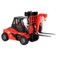 Red Forklift 1:16 Moving Forks Sounds Lights Žaisliniai automobiliai