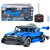 Blue remote-controlled car