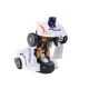 Robot Car Police White 2in1 Transformation Žaisliniai automobiliai