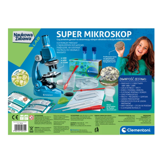 Mikroskopo rinkinys Clementoni 50755 Lavinamieji