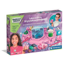 Kristalų papuošalų laboratorija, lenkų kalba Clementoni 