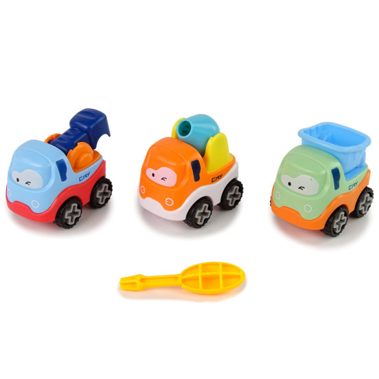 3 išardomų statybinių automobilių rinkinys Žaisliniai automobiliai