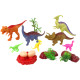 Dinozaurų figūrėlių rinkinys su priedais, 15 dalių 15167 - Žaislai Dinozaurų figūrėlių rinkinys su priedais, 15 dalių Gyvūnų figurėlės
