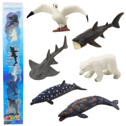 Figūrėlių rinkinys Jūros gyvūnai 6-8cm 6vnt Figūrėlių rinkinys Jūros gyvūnai 6-8cm 6vnt