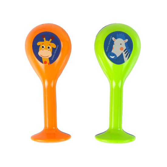 Dviejų spalvų barškučių rinkinys Muzikos instrumentai