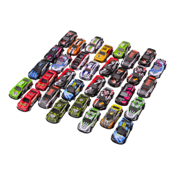 Spalvotų automobilių rinkinys 32 vnt.