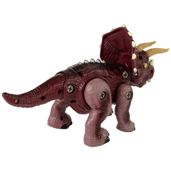 Rudas išardomas dinozauras su grąžtu Dinozaurai