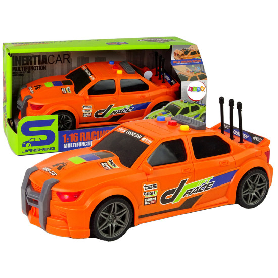 Oranžinis sportinis automobilis Žaisliniai automobiliai
