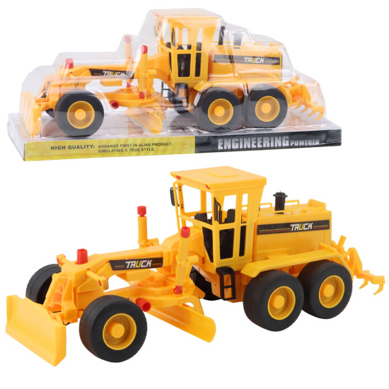 Grader Bulldozer Construction Vehicle Manual Yellow Žaisliniai automobiliai
