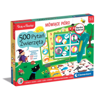 Игра «Животные с говорящей ручкой», польский язык Clementoni 50781