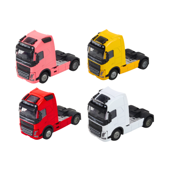 Truck Without Trailer 1:32 Tilting Metal Canopy Lights Sounds Drive Žaisliniai automobiliai