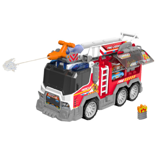 Fire Truck Fire Department Drive Moving Elements Lights Sounds Žaisliniai automobiliai