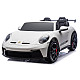 Vaikiškas baltas elektrinis automobilis Porsche GT3 DK-P911