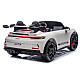 Vaikiškas baltas elektrinis automobilis Porsche GT3 DK-P911