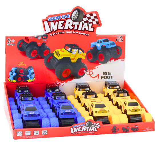 Climbing Off-Road Car With Drive Yellow Blue Žaisliniai automobiliai