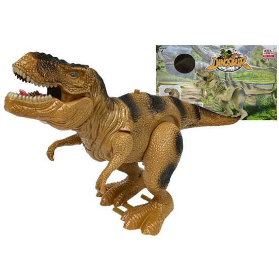 Rudas baterijomis maitinamas dinozauras Tyrannosaurus Rex Dinozaurai