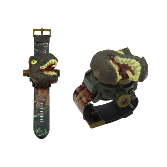 Tiranosauro Rekso laikrodis su projektoriumi Dinozaurai