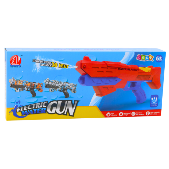 Mėlynas elektrinis automatinis vandens šautuvas Šautuvai