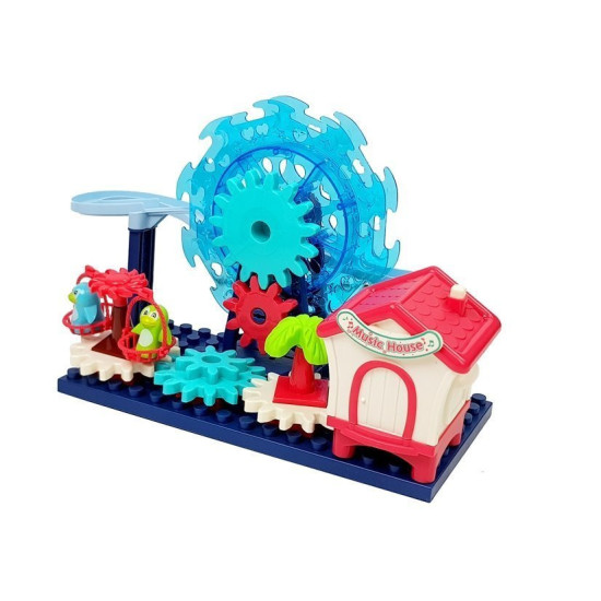 Baterijomis maitinamas konstrukcinių kaladėlių rinkinys su čiuožykla 7895 - Žaislai Baterijomis maitinamas konstrukcinių kaladėlių rinkinys su čiuožykla Konstruktoriai