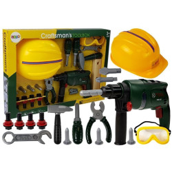 Gręžtuvas ir įrankių rinkinys