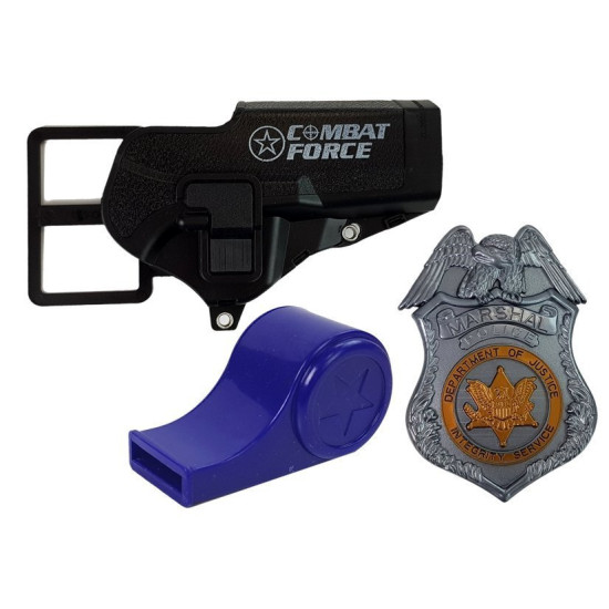 Policijos rinkinys su šautuvu ir priedais Šautuvai