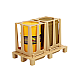 Yellow Forklift 1:16 Moving Forks Sounds Lights Žaisliniai automobiliai