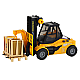 Yellow Forklift 1:16 Moving Forks Sounds Lights Žaisliniai automobiliai