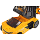 Yellow Forklift 1:16 Moving Forks Sounds Lights Žaisliniai automobiliai