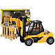 Yellow Forklift 1:16 Moving Forks Sounds Lights Žaisliniai automobiliai