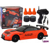 Дистанционно управляемый спортивный автомобиль R/C 1:24 оранжевого цвета со сменными колесами