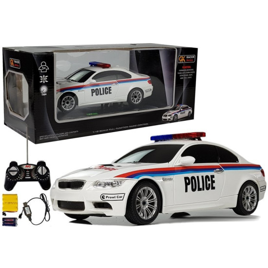 RC automobilis Policija 1:18 R / C 4862 - Žaislai RC automobilis Policija 1:18 R / C Radijo bangomis valdomi žaislai