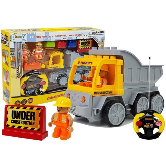 Automatinis nuotoliniu būdu valdomas savivartis R/C 7213 - Žaislai Automatinis nuotoliniu būdu valdomas savivartis R/C Radijo bangomis valdomi žaislai
