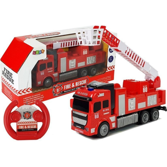 R/C nuotoliniu būdu valdomas gaisrinis automobilis 7222 - Žaislai R/C nuotoliniu būdu valdomas gaisrinis automobilis Radijo bangomis valdomi žaislai