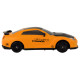Nuotoliniu būdu valdomas sportinis automobilis R/C 1:24 geltonos spalvos keičiamais ratais Radijo bangomis valdomi žaislai