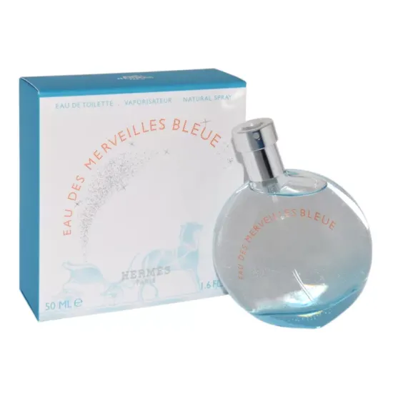 Hermes Eau Des Merveilles Bleue Edt 50ml Tualetinis vanduo (EDT) Hermes