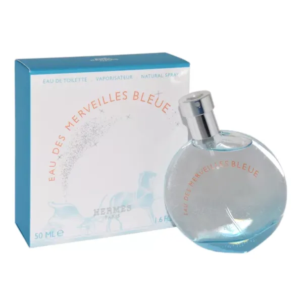 Hermes Eau Des Merveilles Bleue Edt 50ml Tualetinis vanduo (EDT) Hermes