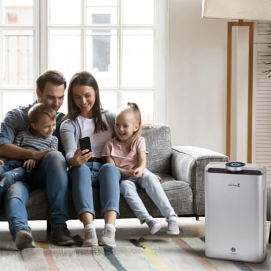 Oro valytuvas sidabrinės spalvos WI-FI  WEBBER AP9700 Elektronika ir buitiniai prietaisai WEBBER