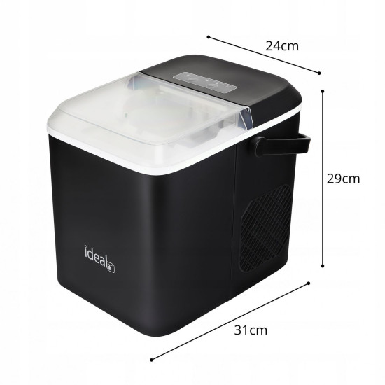 Ledo gaminimo aparatas kubeliams ir smulkintam ledui, 12 kg, IDEAL 100 W Elektronika ir buitiniai prietaisai IDEAL