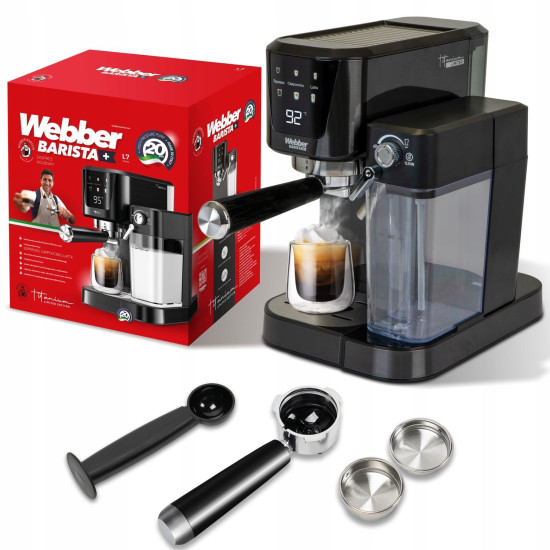 Pressure Coffee Maker Semi-Automatic Portafilter WEBBER L7 Elektronika ir buitiniai prietaisai WEBBER