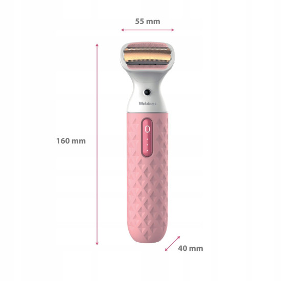 Women’s cordless 4-in-1 shaver and trimmer for face and body – Webber LG400 Elektronika ir buitiniai prietaisai WEBBER