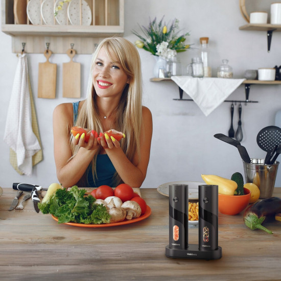 Elektrinis druskos ir pipirų malūnėlis Elektronika ir buitiniai prietaisai WEBBER