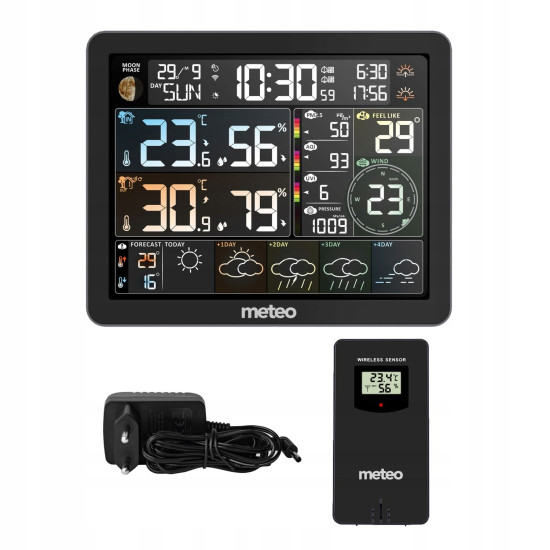 Meteorologinė stotis + oro taršos matuoklis Elektronika ir buitiniai prietaisai METEO