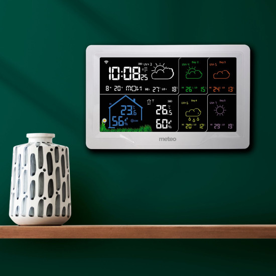 Meteorologinė stotis su orų prognoze Elektronika ir buitiniai prietaisai METEO