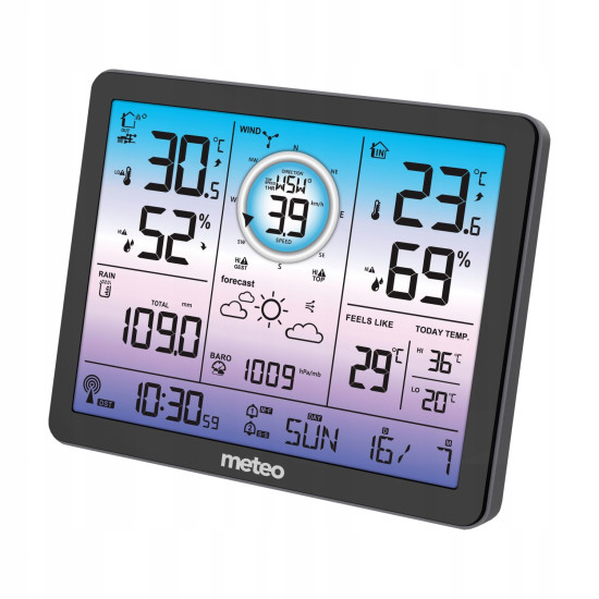 Meterologinė stotis + vėjo ir kritulių matuoklis Elektronika ir buitiniai prietaisai METEO