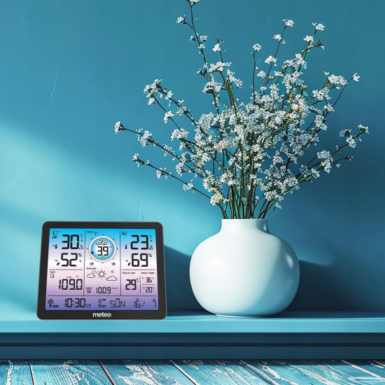 Meterologinė stotis + vėjo ir kritulių matuoklis Elektronika ir buitiniai prietaisai METEO