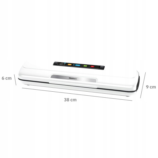 Baltas vakuuminis pakavimo aparatas, 110 W Elektronika ir buitiniai prietaisai WEBBER