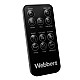 WEBBER WB1820 juodas ventiliatorius su drėkintuvu