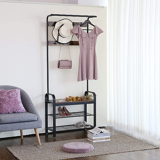 Riidepuu, riidehoidja, puidust kingariiul, LOFT