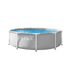Apvalus pilkas sodo baseinas su rėmu 305 x 76 cm INTEX 26700ND