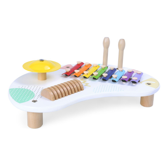 Stalas su muzikos instrumentais: cimbolai +18 m Muzikos instrumentai ECOTOYS